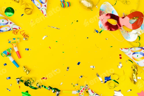 Preview: Bright colorful carnival or party scene