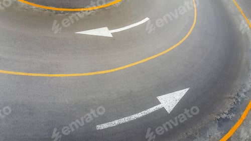 Preview: Road marking, arrow signs