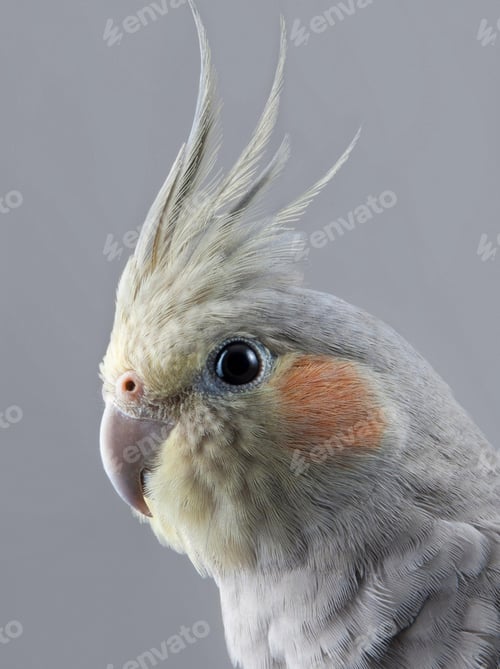 Preview: cockatiel, parrot, bird, isolate