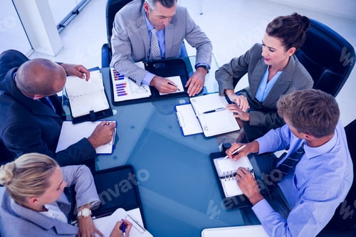 Preview: Business Team Having A Meeting In The Office