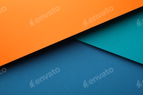 Preview: Multicolor background made of sheets. Texture for design