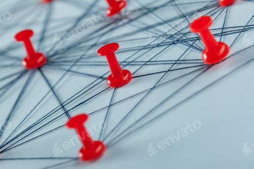 Preview: Network with pins