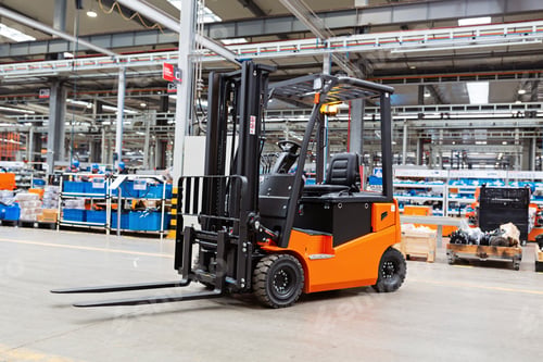 Preview: The warehouse full of goods, boxes and shelves. Industrial background container plant manufacturing