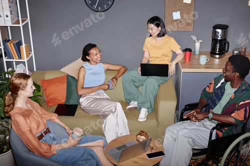 Preview: Group of young professionals meeting
