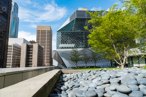 Preview: Micro park downtown low angle rocks
