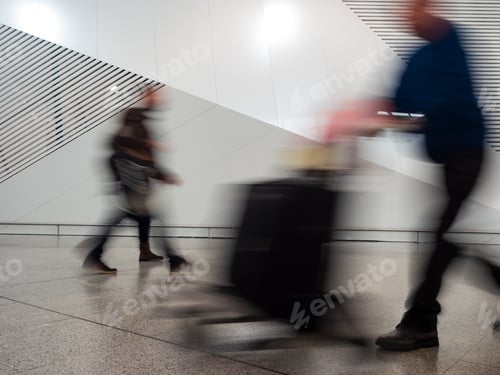 Preview: walking at the airport