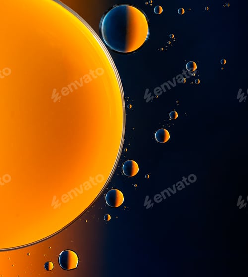 Preview: Abstract Macro Oil Planets
