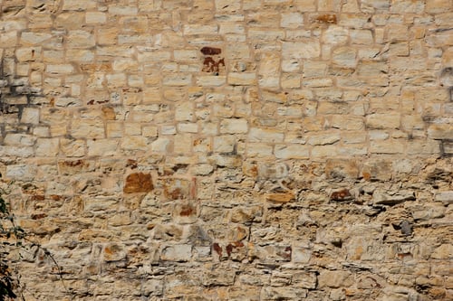 Preview: Natural Background, Ancient Wall Of The Medieval City, The Wall Of An Ancient Temple In Prague