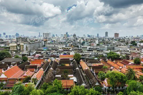 Preview: Aerial view of Bangkok, Thailand