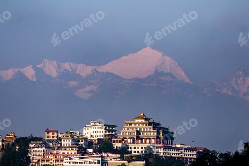 Preview: Landscape view of mountain range in Nepal.