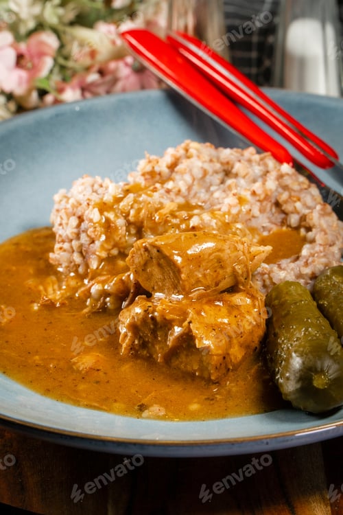 Preview: Stewed pork neck.