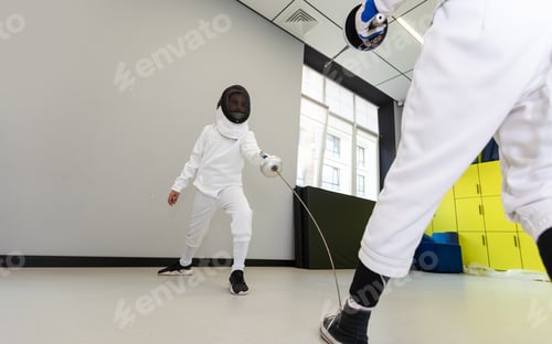 Preview: Junior Girls at a foil fencing tournament