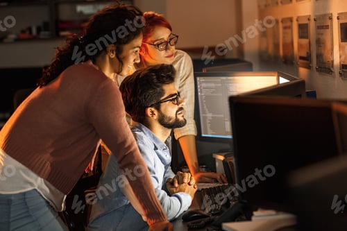 Preview: Programmers work late at night