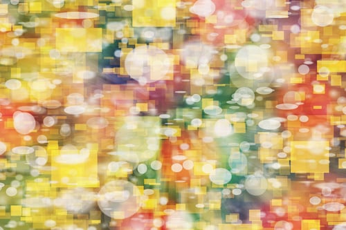 Preview: Blur Bokeh Background- Nature Light Pattern. Celebratory Mood Magic Effect. Decor Holiday- Design