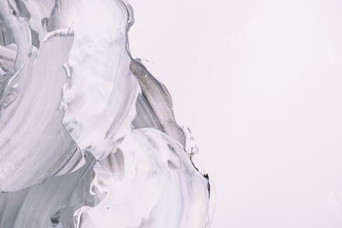 Preview: close-up view of decorative abstract grey painting background