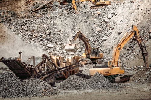 Preview: Industrial dumper trucks, wheel loader bulldozer, excavator and track type excavator