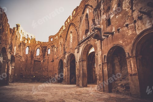 Preview: Ruins of the town of Belchite, Zaragoza. Spain