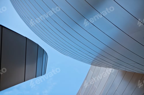 Preview: 45377,Lined Walls of a Modern Office Building