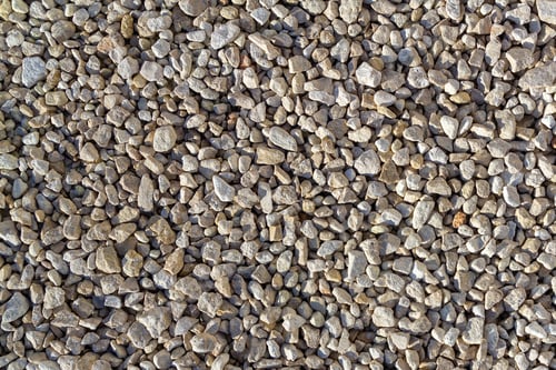 Preview: Gravel small stones texture background at sunny day