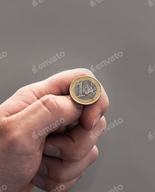 Preview: Tossing Euro coin, heads or tails you decide