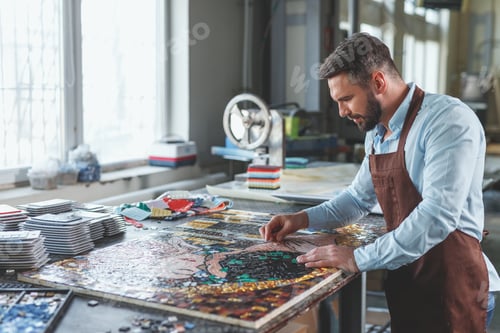 Preview: Young man in an apron