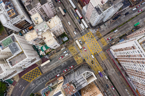 Preview: Mong Kok, Hong Kong 21 March 2019: Hong Kong city from top