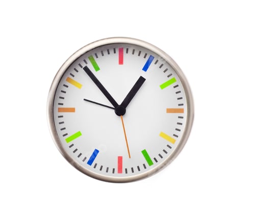 Preview: o'clock on the white wall clocks
