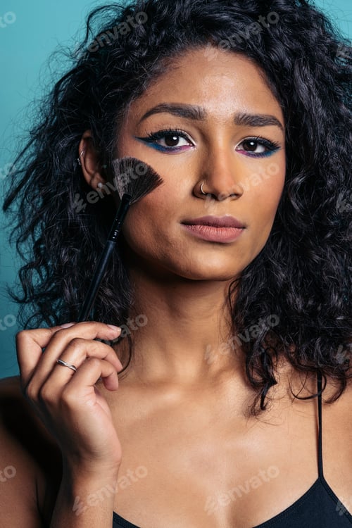 Preview: Woman with Cool Makeup Portrait