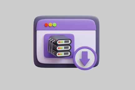 Preview: Data server download icon