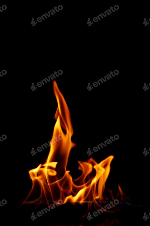 Preview: Glowing fire flame