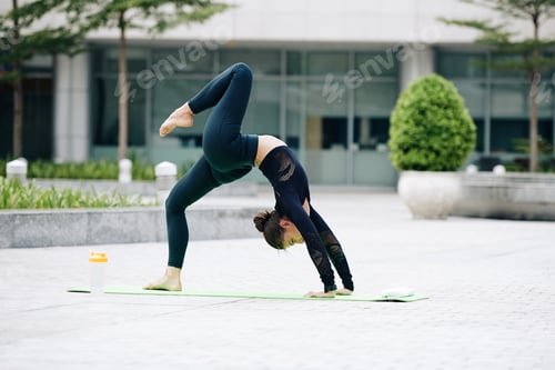 Preview: One legged bridge pose
