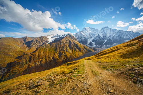 Preview: Major Mountain Range of the Caucasus Mountains. Russia
