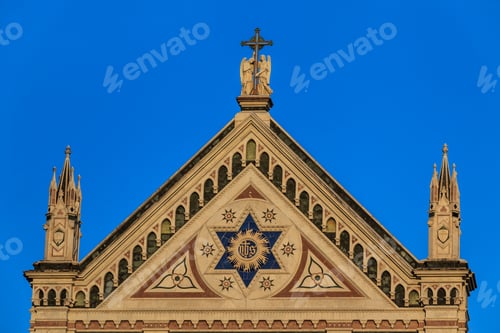 Preview: Church of basilica Santa Croce in Florence, Italy.