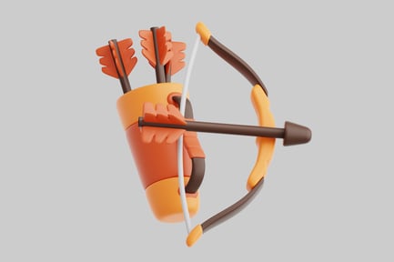 Preview: Toy Bow and Arrows with Sleek Design