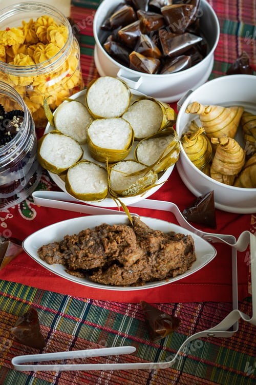 Preview: Traditional Malay Food and cookies during Ramadan and Eid Mubarak. Hari Raya Aidilfitri.