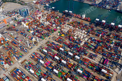 Preview: Kwai Chung Cargo Terminal in Hong Kong city