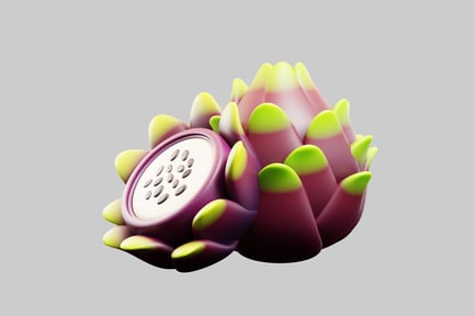 Preview: Dragon fruit slice