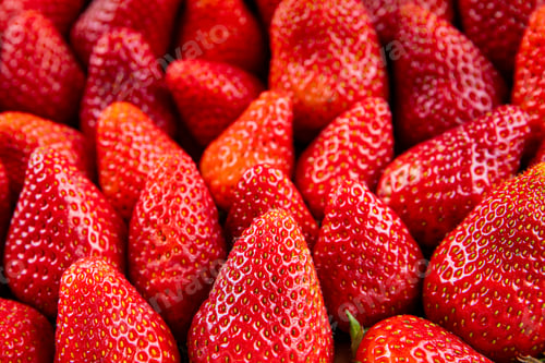 Preview: Strawberries fresh berries ripe red sweet fruit dessert dish delicious gourmet food