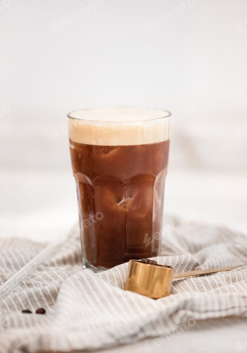 Preview: Iced Americano or espresso tonic coffee cold cocktail
