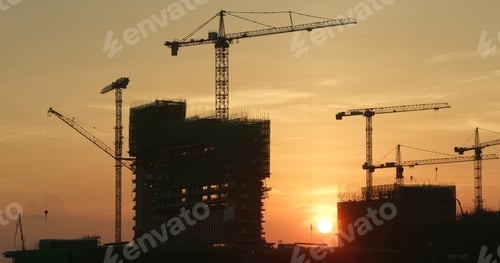 Preview: Construction Site under sunset