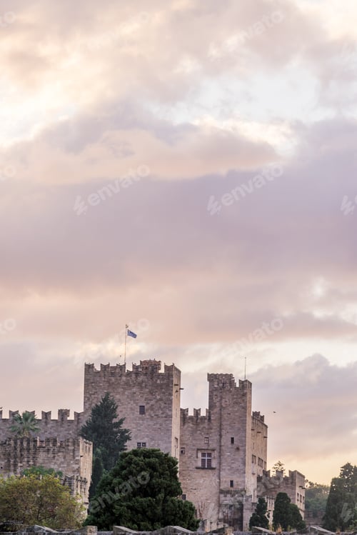 Preview: Medieval Castle of the Knights old town of Rhodes Island