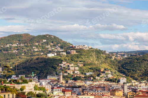 Preview: Port, Marina and City by the Sea. Salerno, Italy.