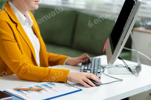 Preview: Woman start up small business owner at workplace.