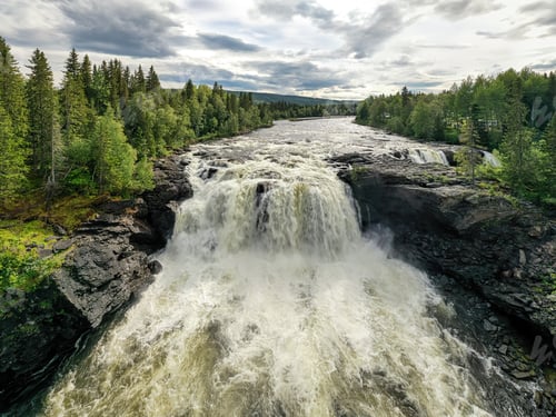 Preview: Ristafallet waterfall in Sweden.