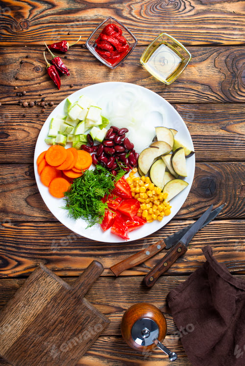 Preview: fresh vegetables