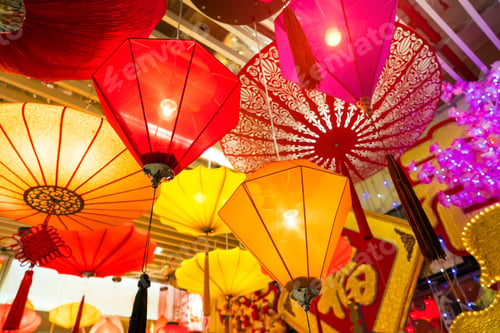 Preview: Tradition Decoration Lanterns Of Chinese,Mean Best Wishes And Good Luck For The Coming Chinese New