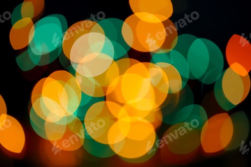 Preview: multicolored holiday bokeh