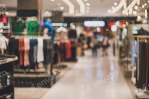 Preview: abstract blurred background of Department store
