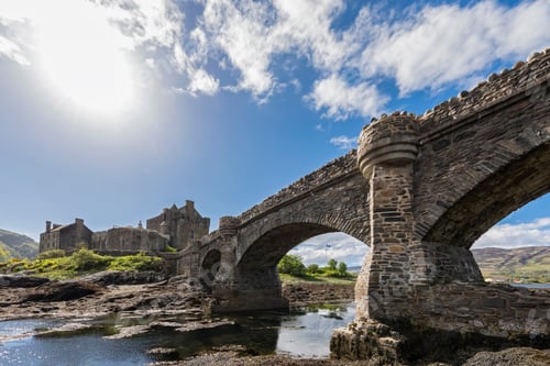 Preview: UK, Scotland, Dornie, Loch Duich, Eilean Donan Castle