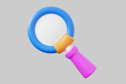 Vorschau: Lustiges Cartoon-Lupenobjekt